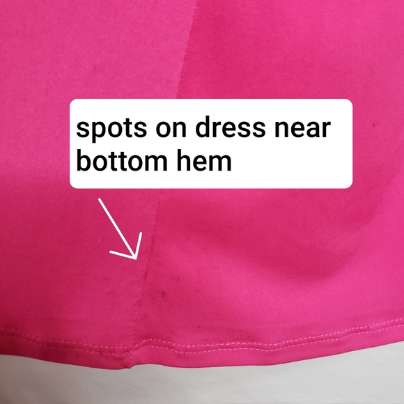 Torrid Skater Dress Pink Stretchy Flutter Sleeve V-Neck Size 00 M/L  NWT - Picture 14 of 16